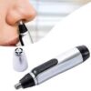 B0FBS249NT- Touch Max Multi-function Stainless Steel Nose Ear Face Neck Eyebrow Hair Trimmer Shaver Removal Clipper Cleaner Epilator With LED Light for MEN and WOMEN shape wide