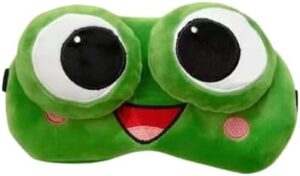 1Pcs - 3D Frog Plush Sleep Mask Cute Sleeping Eye Cover For Children Lovely Blindfold Sort Plush Eyes Bandage Women Travel Warm Relax Nap-MySouq-Store 1Pcs - 3D Frog Plush Sleep Mask Cute Sleeping Eye Cover For Children Lovely Blindfold Sort Plush Eyes Bandage Women Travel Warm Relax Nap