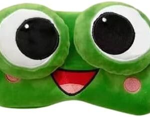 1Pcs - 3D Frog Plush Sleep Mask Cute Sleeping Eye Cover For Children Lovely Blindfold Sort Plush Eyes Bandage Women Travel Warm Relax Nap-MySouq-Store 1Pcs - 3D Frog Plush Sleep Mask Cute Sleeping Eye Cover For Children Lovely Blindfold Sort Plush Eyes Bandage Women Travel Warm Relax Nap