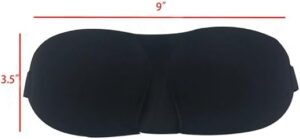 (B0FFG6GDV1)3D Sleep Mask Light Blocking Eye Mask for Sleeping Eyeshade Travel Sleep mask with Adjustable Strap for Man/Women For Office, Home, Camping, Airplanes and Travel Use (Dark RED)