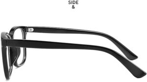 (B0FFZB2Q6R) Rivet Anti Blue Light Glasses Frame For Men Women Retro Transparent Optical Spectacle Eyeglass Computer Blue Blocking Eyewear - Frame Color: C5 -Colored - L14.1Cm* lens higher 4.7cm