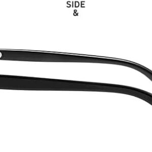 31MtsWkJ8AL._AC_SX679_ (B0FFZB2Q6R) Rivet Anti Blue Light Glasses Frame For Men Women Retro Transparent Optical Spectacle Eyeglass Computer Blue Blocking Eyewear - Frame Color: C5 -Colored - L14.1Cm* lens higher 4.7cm