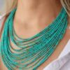 (1 Pc) Statement Necklace for Women Collier Femme Fashion Boho Beads Multi-layer Choker Necklaces & Pendants Bijoux Collares-B0FBL2JPC1