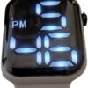 ';(B0FDQWSRY4) Led Display Digital Kids Watches Sport Boys Girls Luminous Children’s Electronic Wristwatch Students Clock Watches no alarm no stopwatch - only time and date Color As shown