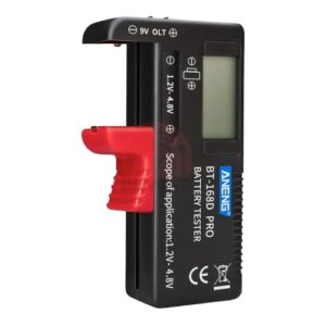 MySouqEg | Store Generic Battery Tester - Digital Display Screen, Multiple Measurements, No Power Required, Portable Tester Tools-B0FCDQXX1T