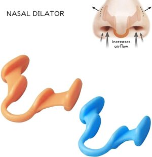 (B0FDHPYW53)- offer Silicone Anti Snoring Nasal Dilator Improve Sleep Silicone Nose Clip Sleeping Aid Prevention Gadget Anti-Snoring Devices - Please Study Photo Carefully (Orange)