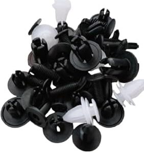 41KJoVFmnKL._SY500_ (B0FDL5ZN1Z) Case Mixing Clip Universal Car Fender Plastic Bumper Auto Furniture Plastic Fastener As Shown (100Pcs)