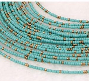 (1 Pc) Statement Necklace for Women Collier Femme Fashion Boho Beads Multi-layer Choker Necklaces & Pendants Bijoux Collares-B0FBL2JPC1