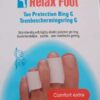 B0FBS1WR86- Relax Foot Toe Protection Ring G | Soft Polymer Gel Toe Separator & Protector | Skin-Friendly, Highly Elastic Foot Care Cushion for Corns, Blisters & Rubbing Relief | Comfort Extra