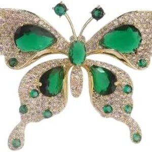 41mcFT0NBeL._AC_ (B0FFG36W73) 1 Pcs Elegant Women's Brooch Pin Delicate & Dainty brooches Accessory Sparkling Rhinestone Brooch for Dresses Select Your Style Dress Suit High-end Pins Jewelry 6CmX4Cm (C519)