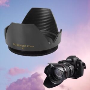 B0CL2M3XJC- 1PCs -77mm Sunshade Lens Hood For Nikon Canon Sony Fuji Olympus Screwed Flower Petal Camer-B0CL2M3XJC