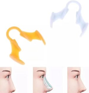 (B0FDHPYW53)- offer Silicone Anti Snoring Nasal Dilator Improve Sleep Silicone Nose Clip Sleeping Aid Prevention Gadget Anti-Snoring Devices - Please Study Photo Carefully (Orange)