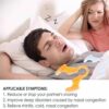 (B0FDHPYW53)- offer Silicone Anti Snoring Nasal Dilator Improve Sleep Silicone Nose Clip Sleeping Aid Prevention Gadget Anti-Snoring Devices - Please Study Photo Carefully (Orange)