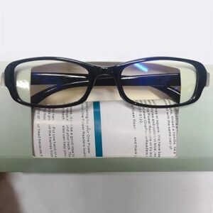 1Pcs Reading Auto-Focus Auto-Adjusting Dual-Focus Reading Glasses, Black, Alloy Frame, Plastic Lenses, 3.5*5.00 cm, 14.7g, Oval Shape, Unisex-Adults-B0CQWR4YJS