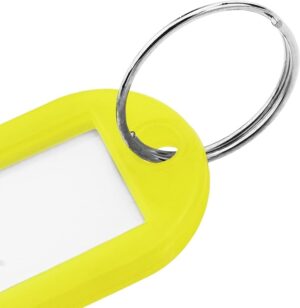 Keychain label tag identifier ID multicolor for keys 50 units-B0FDBMC6JB