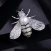 B0FBLBKGWB-  Design Insect Series Brooch Women Delicate Little Bee Brooches Crystal Rhinestone Pin Brooch Jewelry Gifts For Girl