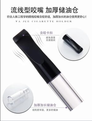 (B0FG1Y2FJF)Filtration Cigarette Mouthpiece Handheld Reusable Reduce Tar Holder Filters 5 Pcs Set Smoking Accessories