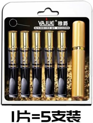 (B0FG1Y2FJF)Filtration Cigarette Mouthpiece Handheld Reusable Reduce Tar Holder Filters 5 Pcs Set Smoking Accessories