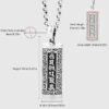Necklace Brass Buddha Sutra Cylinder Pendant Keychain Hanging Necklace Jewelry Pill Box Medicine Case Container Bottle 1 Pc. Only 3cm-B0FFJMP34D