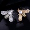 B0FBLBKGWB-  Design Insect Series Brooch Women Delicate Little Bee Brooches Crystal Rhinestone Pin Brooch Jewelry Gifts For Girl