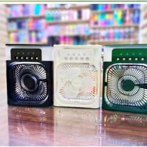 616lK3RagjL._AC_SX522_ offer Portable Air Conditioner Fan Cooling Mini Evaporative Air Cooler Water Fan with 5 Sprays, 7 Colors LED Personal AC USB Desk Fan for Office,Home Kitchen,Bedroom,Dorm,Random-B0FDKZ4Z7V