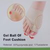 B0FBM9HFVW- Gel Ball of Foot Cushions for Metatarsal Pain Relief & Foot Support | Silicone Forefoot Pads for Corns, Callus, Blister Prevention | Reusable & Washable Shoe Inserts for Women & Men