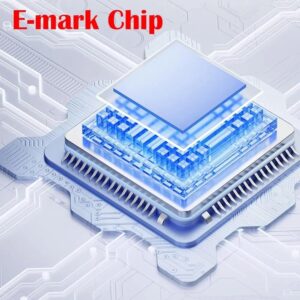 (B0FDQDVGY3) 1PCS Digital LED Display USB 3.2 Adapter 10Gbps 36-60W Power Meter Tester Smart Chip Data Transmission USB C Extension (A-M to A-F Clear)