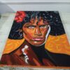 (B0FF7KPFMK) Hand-Painted Acrylic Portrait of a Woman (40x30 cm) - Original Vibrant Canvas Art for Modern Home Decor | Expressive Wall Art Piece, Unique Gift