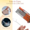 71zt8ScVILL._AC_SY450_ Disposable Dental Floss Picks Refillable Dental Flossers Container Boxes Portable Toothpicks Cases Perfect Oral Care Flossers Tools Holder Case for Teeth Cleaning Travelling Dinners Family-B0CYP7NCVP