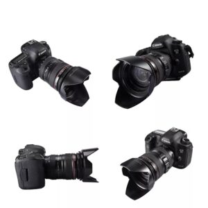 MySouq-Store 1PCs -52mm Sunshade Lens Hood Compatable with Nikon, Canon, Sony, Fuji, Olympus, Screwed Flower Petal Camer Compatable with most Items
