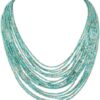 (1 Pc) Statement Necklace for Women Collier Femme Fashion Boho Beads Multi-layer Choker Necklaces & Pendants Bijoux Collares-B0FBL2JPC1