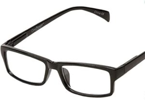 1Pcs Reading Auto-Focus Auto-Adjusting Dual-Focus Reading Glasses, Black, Alloy Frame, Plastic Lenses, 3.5*5.00 cm, 14.7g, Oval Shape, Unisex-Adults-B0CQWR4YJS