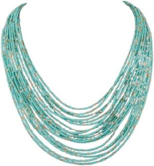 (1 Pc) Statement Necklace for Women Collier Femme Fashion Boho Beads Multi-layer Choker Necklaces & Pendants Bijoux Collares-B0FBL2JPC1