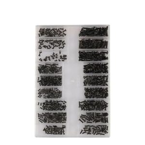 500Pcs Laptop Notebook Computer Replacement Screws Kit for Universal Mini Screw Nuts DIY Kit Repair Tools small Silver Bolts Size: Screw size range (1.2mm-1.4mm-2.0mm-3mm-2.0mm) (Black)-B0FF2PZG5R