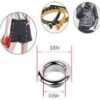 50 Sets Metal Eyelet Grommet Ring Kit for Garment Canvas Sewing Accessories Silver sutable for curtains clothes shoes Belts Extra ((Iner Dia. 15mm-Outer Dia 26mm) Golden C02)-B0FH9TMWP8