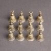 Brass Chinese 12 Zodiac Animals Heads Bell Keychain Pendants Jewelry Vintage Copper Feng Shui Car Key Chain Hanging Keyring Gift--B0FHLH4DB4