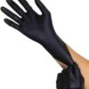 (B0FG361PFH) Black Vinyl Gloves - 100pcs (All size)