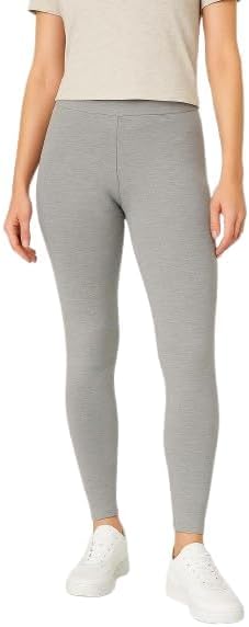 MySouqEg | Shop offer Women's Classic Naylon 70% Lycra 30% Leggings, 4Cm High Waist, Heather Grey, Full (Length 92Cm) Free Size-B0FGJ4HTMC