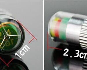 Car Tire Pressure Indicator Tire Pressure Gauge Indicator Alert Monitoring Valve Cap Sensor External Valve Detection (2)-B0FH4J7RZZ
