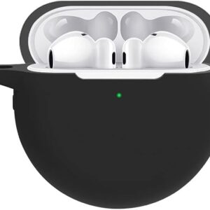 FreeBuds 4/3 Case cover, For Freebuds 4/3 Wireless Bluetooth Headset Silicone Case Earphone Cover With keychain (2021 new version) (Black)-B0FHBF1BS2
