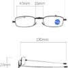 [1Pcs] Portable Folding Reading Glasses очки with Keychain Case Anti Blue Light Presbyopic Women Men Ultralight Hyperopia Eyeglasses--B0FHB1CSWC