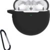 FreeBuds 4/3 Case cover, For Freebuds 4/3 Wireless Bluetooth Headset Silicone Case Earphone Cover With keychain (2021 new version) (Black)-B0FHBF1BS2