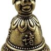 Brass Chinese 12 Zodiac Animals Heads Bell Keychain Pendants Jewelry Vintage Copper Feng Shui Car Key Chain Hanging Keyring Gift-B0FHLH4DB4