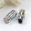 Car Tire Pressure Indicator Tire Pressure Gauge Indicator Alert Monitoring Valve Cap Sensor External Valve Detection (4)-B0FH4H76KF