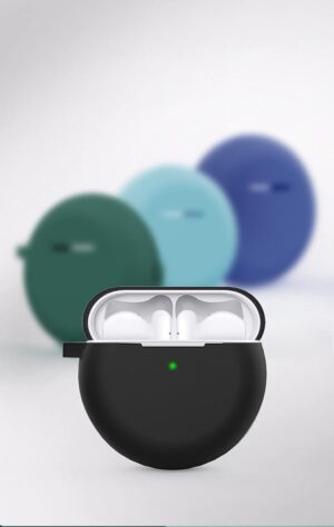 FreeBuds 4/3 Case cover, For Freebuds 4/3 Wireless Bluetooth Headset Silicone Case Earphone Cover With keychain (2021 new version) (Black)-B0FHBF1BS2