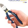 [ 1Pcs- Cutting Pliers ] Diagonal Cutting Pliers 5/6 Inch Wire Stripping Tool Side Cutter Cable Burrs Nipper Electricians DIY Repair Hand Tools (Random Color) (5 inches)-B0FGVDY3F8
