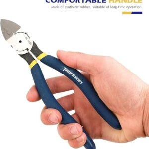 [ 1Pcs- Cutting Pliers ] Diagonal Cutting Pliers 5/6 Inch Wire Stripping Tool Side Cutter Cable Burrs Nipper Electricians DIY Repair Hand Tools (Random Color) (5 inches)-B0FGVDY3F8