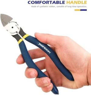 [ 1Pcs- Cutting Pliers ] Diagonal Cutting Pliers 5/6 Inch Wire Stripping Tool Side Cutter Cable Burrs Nipper Electricians DIY Repair Hand Tools (Random Color) (5 inches)-B0FGVDY3F8