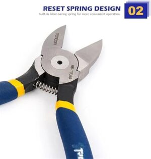 [ 1Pcs- Cutting Pliers ] Diagonal Cutting Pliers 5/6 Inch Wire Stripping Tool Side Cutter Cable Burrs Nipper Electricians DIY Repair Hand Tools (Random Color) (5 inches)-B0FGVDY3F8