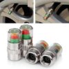 Car Tire Pressure Indicator Tire Pressure Gauge Indicator Alert Monitoring Valve Cap Sensor External Valve Detection (2)-B0FH4J7RZZ